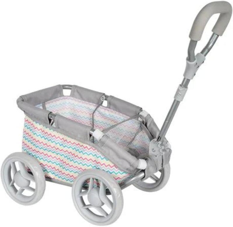 Adora Creative Rainbow Zig Zag Baby Doll Wagon for Fun and Educational Pretend Play, Doll Accessory That Fits Most Dolls and Stuffed Animals, Birthday Gift for Ages 3+ - Image 4